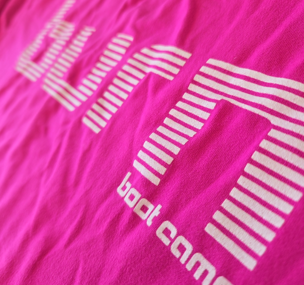 Burn Boot Camp Bootcamp Graphic in Hot Pink
